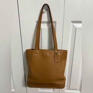 Vintage Coach 9305 Bleecker Bucket Tote Bag Saddle